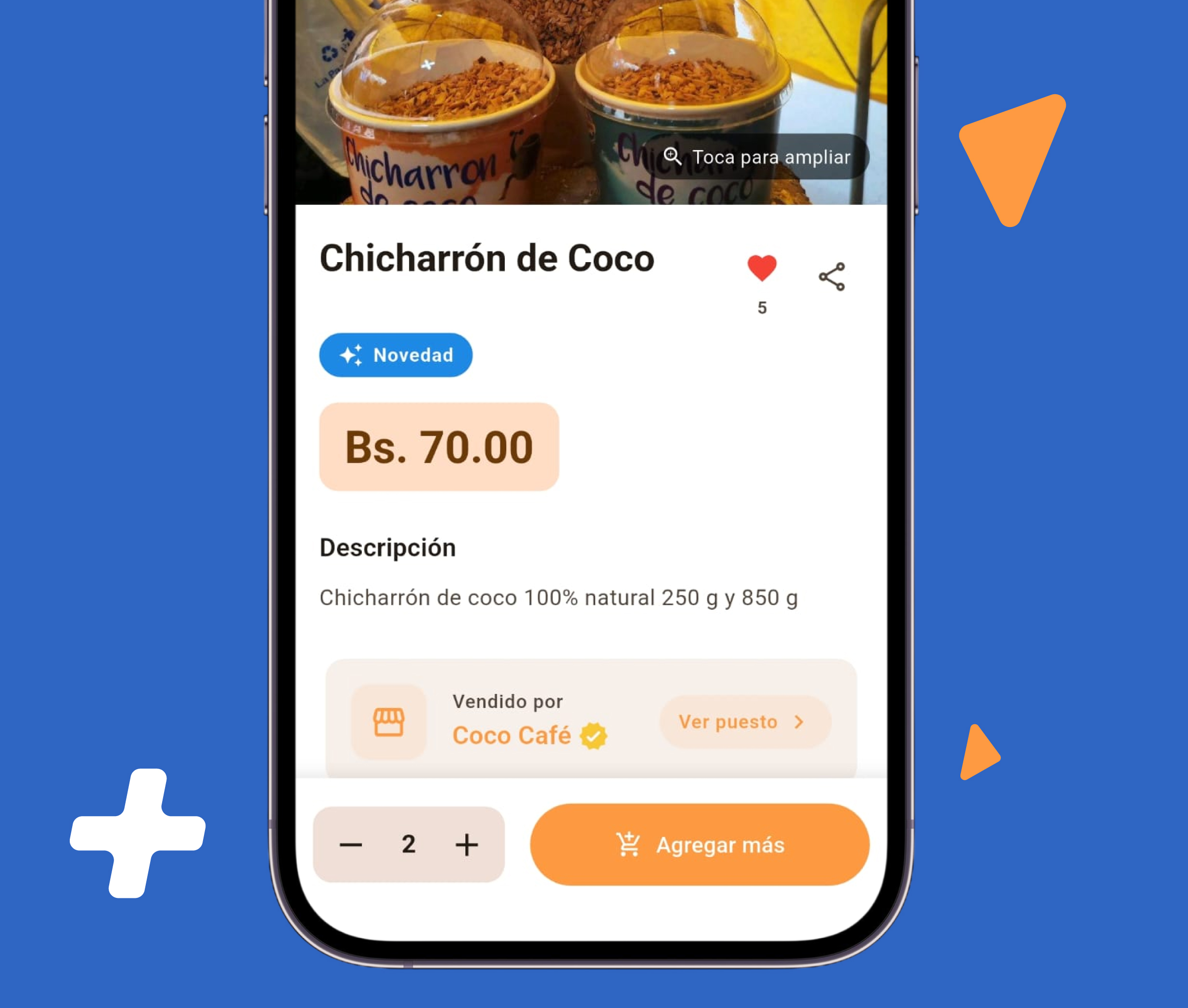 Demostración del paso 5: Compra por WhatsApp